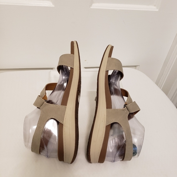 NWOB Cobb Hill Rockport Collection Tala Asym Taupe In Color Sandals Sz 10 Comfy - Picture 7 of 14